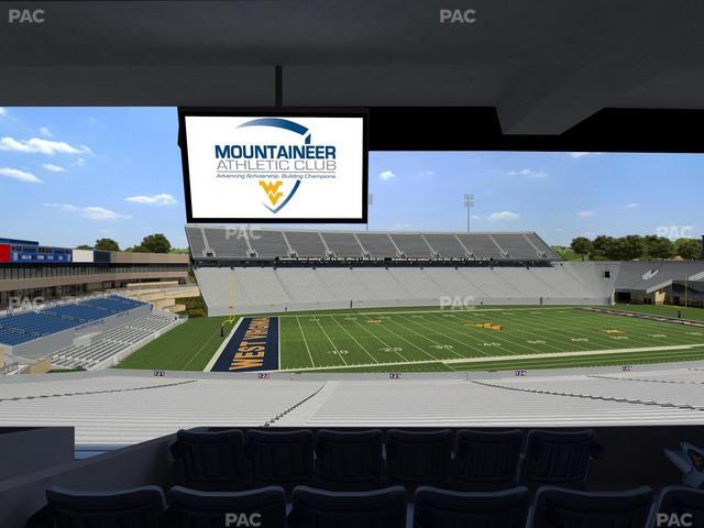 Mountaineer Field at Milan Puskar Stadium - Section Field Box 46 Seat View