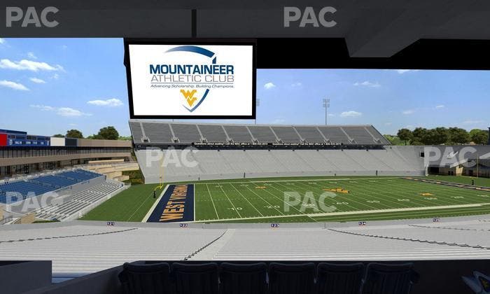 Mountaineer Field at Milan Puskar Stadium - Section Field Box 46 Seat View