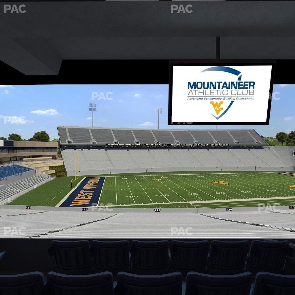 Mountaineer Field at Milan Puskar Stadium - Section Field Box 47 Seat View