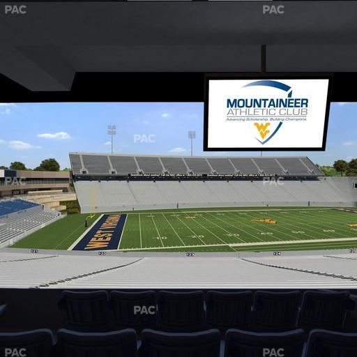 Mountaineer Field at Milan Puskar Stadium - Section Field Box 47 Seat View