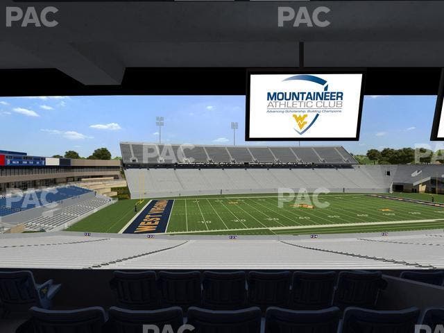 Mountaineer Field at Milan Puskar Stadium - Section Field Box 47 Seat View