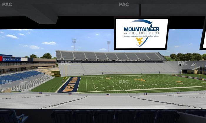 Mountaineer Field at Milan Puskar Stadium - Section Field Box 47 Seat View