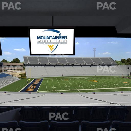 Mountaineer Field at Milan Puskar Stadium - Section Field Box 48 Seat View