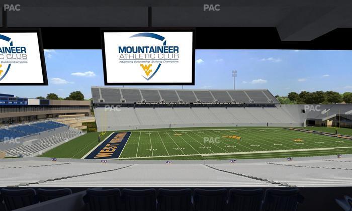 Mountaineer Field at Milan Puskar Stadium - Section Field Box 48 Seat View