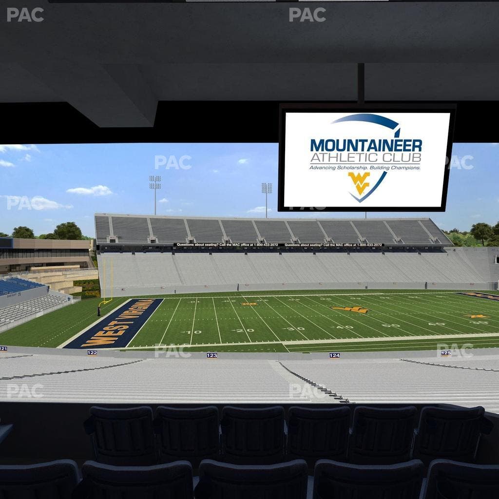 Mountaineer Field at Milan Puskar Stadium - Section Field Box 49 Seat View