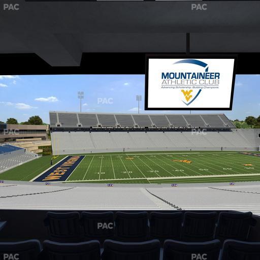 Mountaineer Field at Milan Puskar Stadium - Section Field Box 49 Seat View