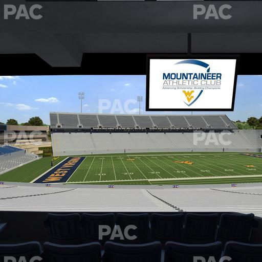 Mountaineer Field at Milan Puskar Stadium - Section Field Box 49 Seat View