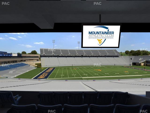 Mountaineer Field at Milan Puskar Stadium - Section Field Box 49 Seat View