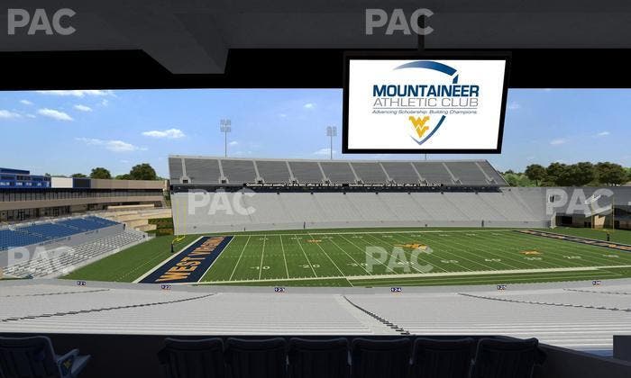 Mountaineer Field at Milan Puskar Stadium - Section Field Box 49 Seat View