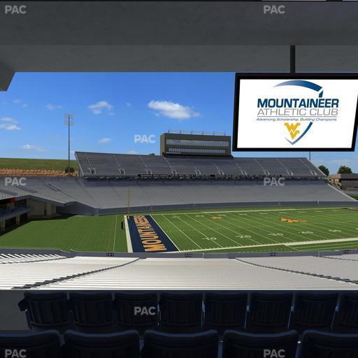 Mountaineer Field at Milan Puskar Stadium - Section Field Box 5 Seat View