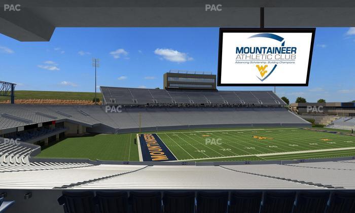 Mountaineer Field at Milan Puskar Stadium - Section Field Box 5 Seat View