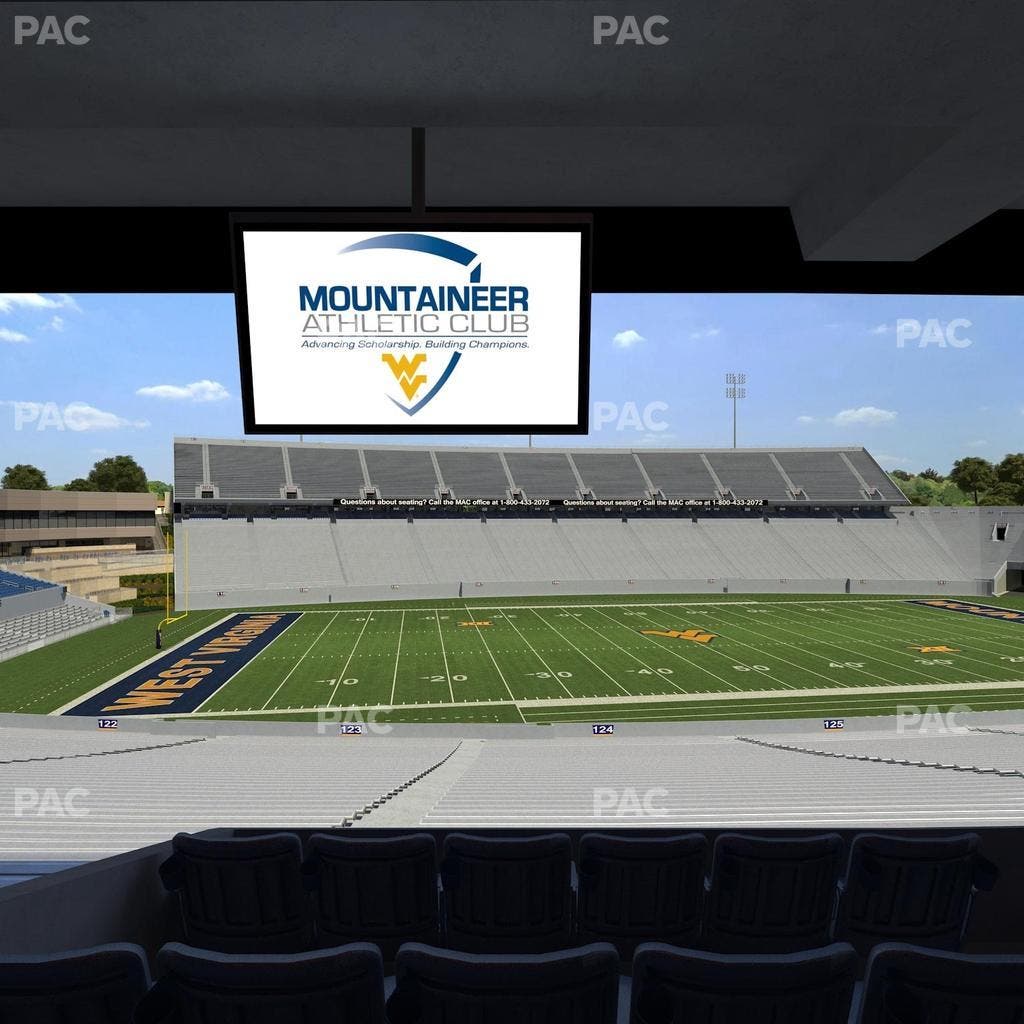 Mountaineer Field at Milan Puskar Stadium - Section Field Box 50 Seat View