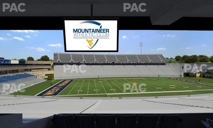 Mountaineer Field at Milan Puskar Stadium - Section Field Box 50 Seat View