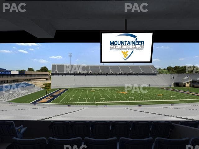 Mountaineer Field at Milan Puskar Stadium - Section Field Box 51 Seat View