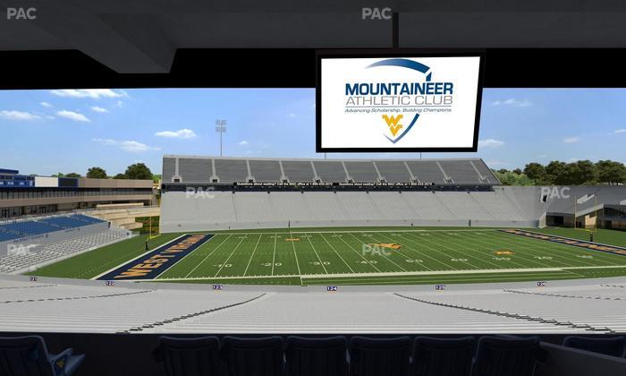 Mountaineer Field at Milan Puskar Stadium - Section Field Box 51 Seat View