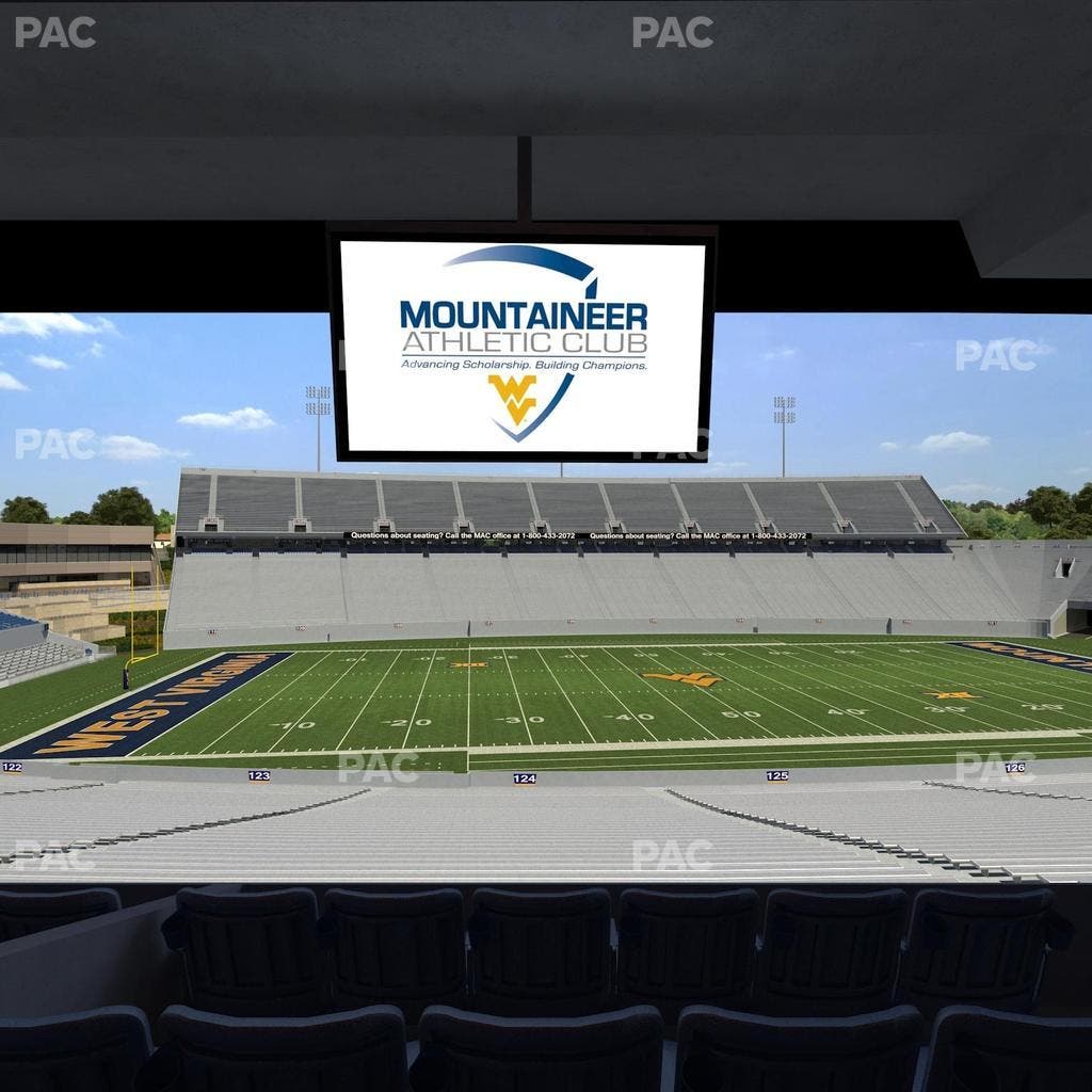 Mountaineer Field at Milan Puskar Stadium - Section Field Box 52 Seat View