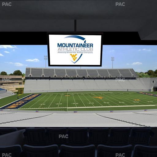 Mountaineer Field at Milan Puskar Stadium - Section Field Box 52 Seat View