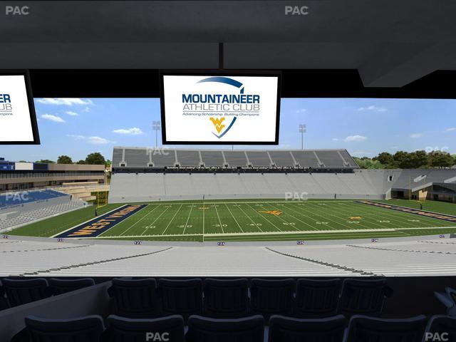 Mountaineer Field at Milan Puskar Stadium - Section Field Box 52 Seat View