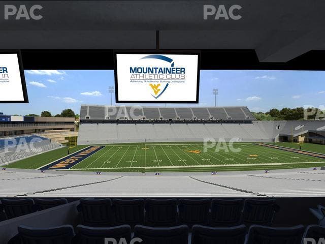 Mountaineer Field at Milan Puskar Stadium - Section Field Box 52 Seat View
