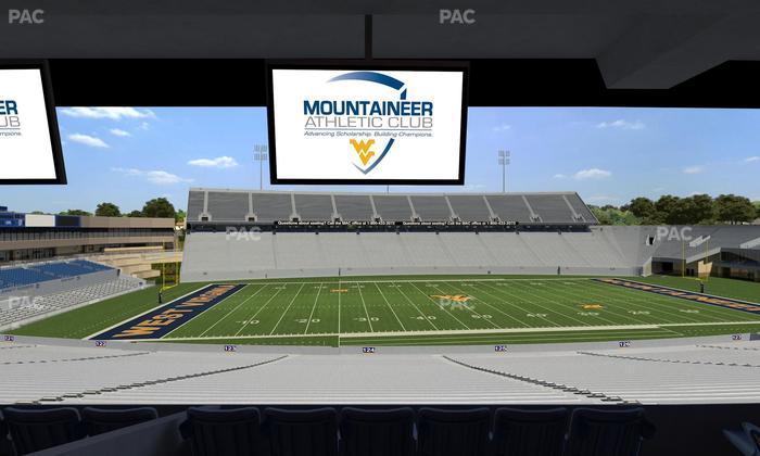 Mountaineer Field at Milan Puskar Stadium - Section Field Box 52 Seat View