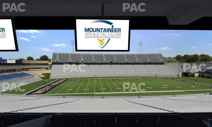 Mountaineer Field at Milan Puskar Stadium - Section Field Box 52 Seat View