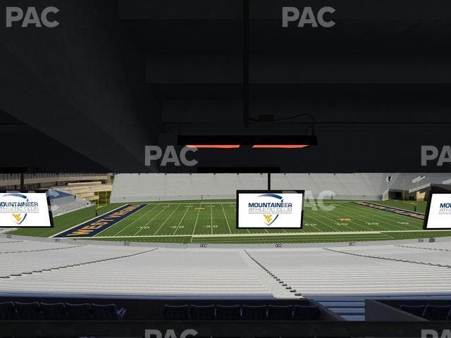 Mountaineer Field at Milan Puskar Stadium - Section Field Box 53 Seat View
