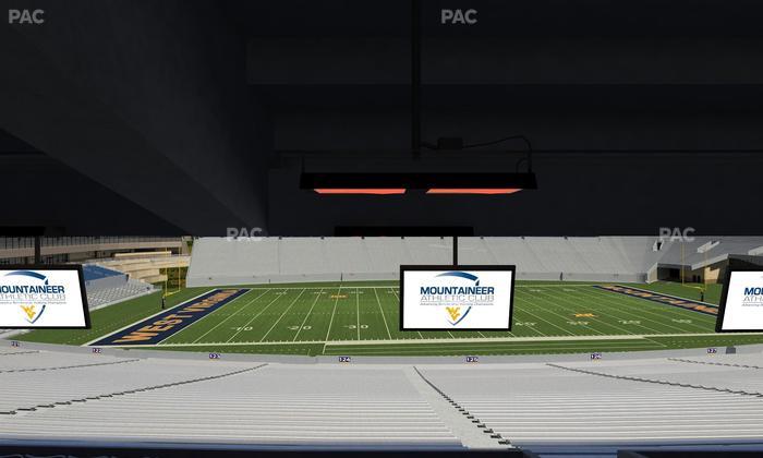 Mountaineer Field at Milan Puskar Stadium - Section Field Box 53 Seat View