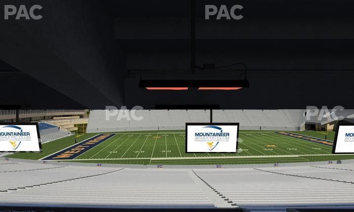 Mountaineer Field at Milan Puskar Stadium - Section Field Box 53 Seat View