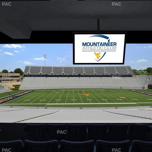 Mountaineer Field at Milan Puskar Stadium - Section Field Box 55 Seat View