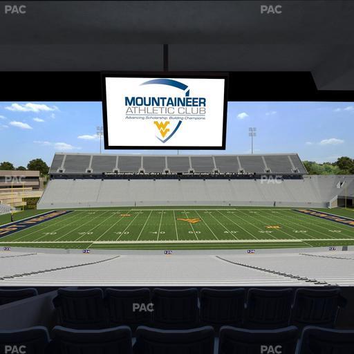 Mountaineer Field at Milan Puskar Stadium - Section Field Box 56 Seat View