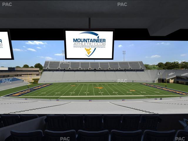 Mountaineer Field at Milan Puskar Stadium - Section Field Box 56 Seat View