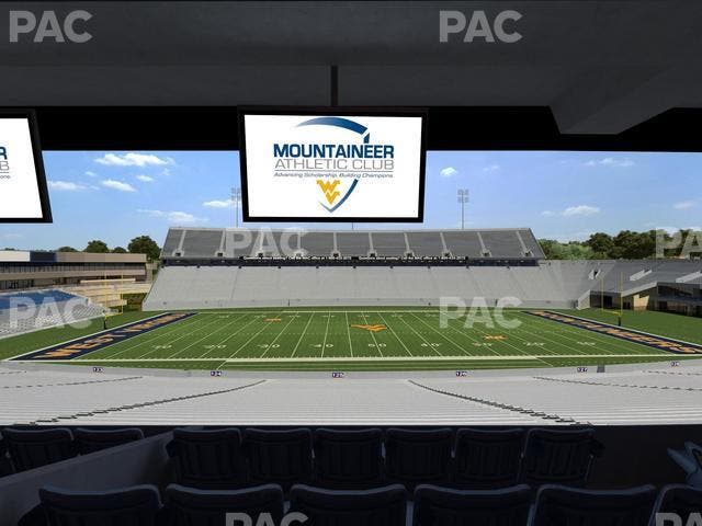 Mountaineer Field at Milan Puskar Stadium - Section Field Box 56 Seat View