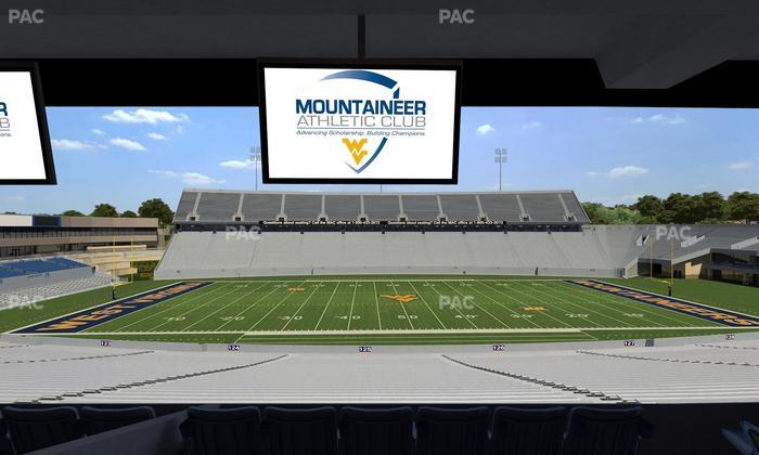 Mountaineer Field at Milan Puskar Stadium - Section Field Box 56 Seat View