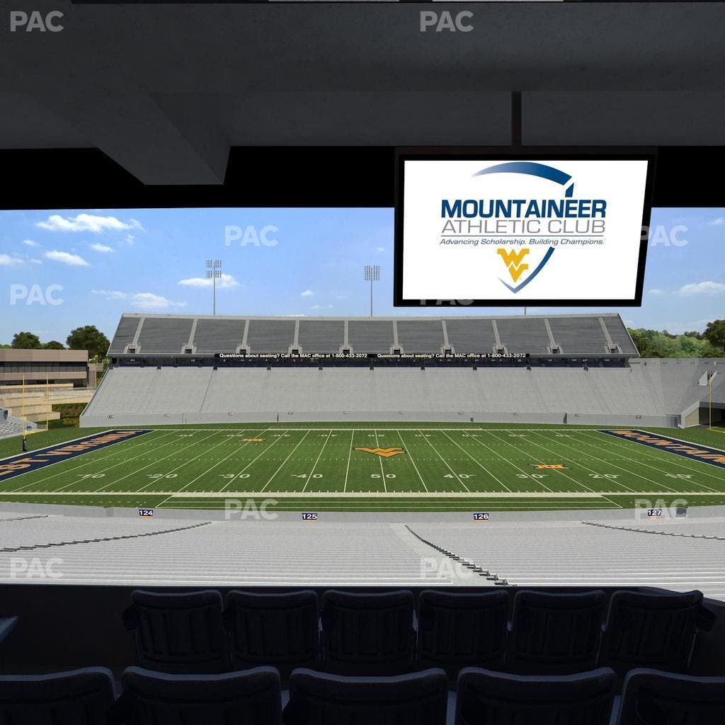 Mountaineer Field at Milan Puskar Stadium - Section Field Box 57 Seat View