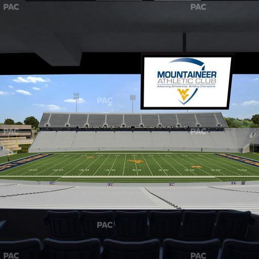 Mountaineer Field at Milan Puskar Stadium - Section Field Box 57 Seat View