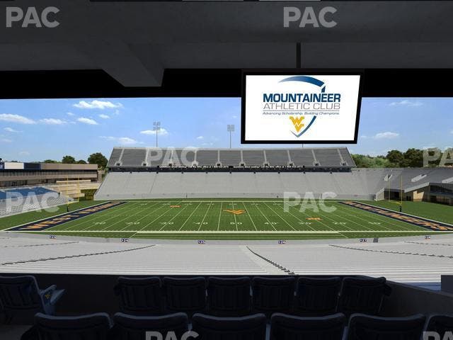 Mountaineer Field at Milan Puskar Stadium - Section Field Box 57 Seat View