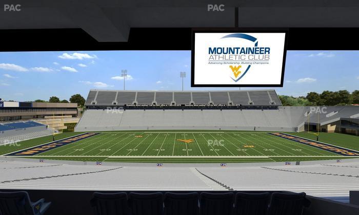 Mountaineer Field at Milan Puskar Stadium - Section Field Box 57 Seat View