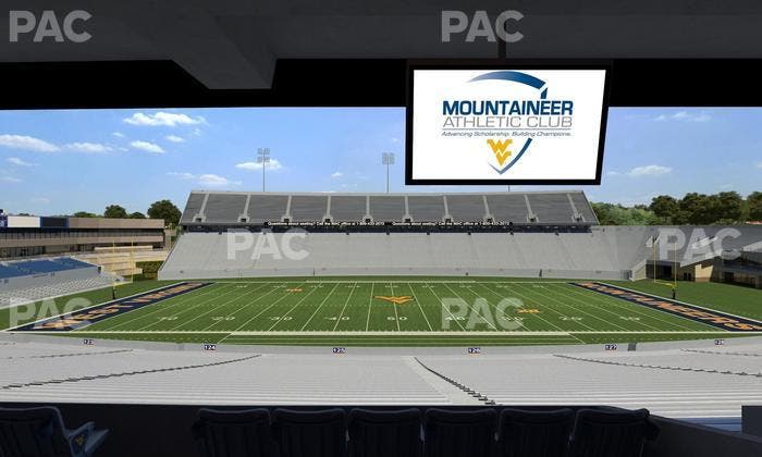 Mountaineer Field at Milan Puskar Stadium - Section Field Box 57 Seat View