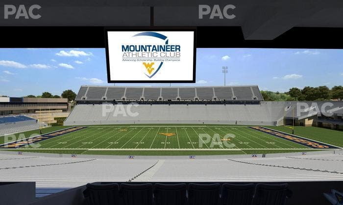 Mountaineer Field at Milan Puskar Stadium - Section Field Box 58 Seat View