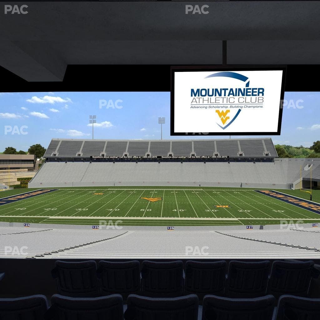 Mountaineer Field at Milan Puskar Stadium - Section Field Box 59 Seat View