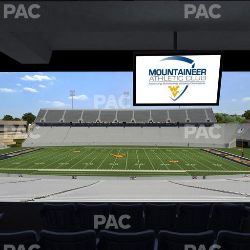 Mountaineer Field at Milan Puskar Stadium - Section Field Box 59 Seat View