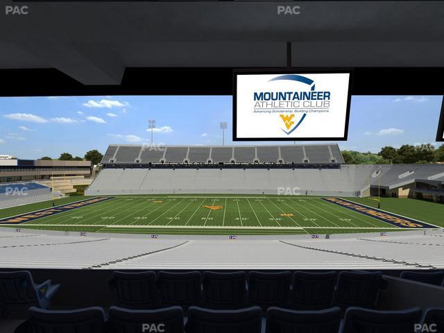 Mountaineer Field at Milan Puskar Stadium - Section Field Box 59 Seat View