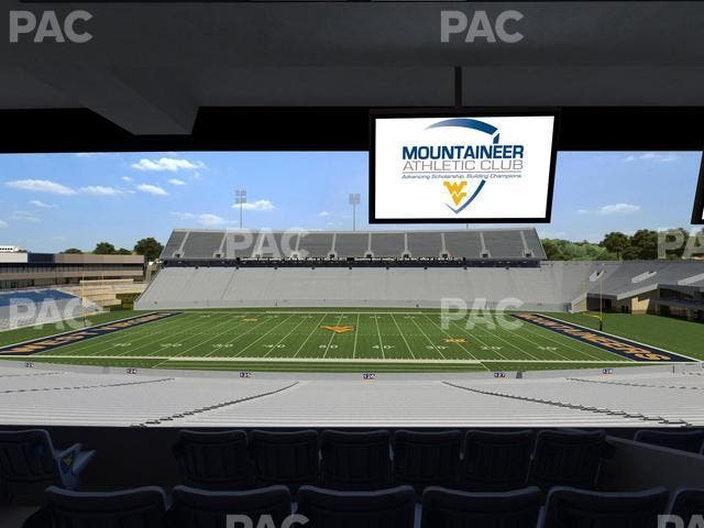 Mountaineer Field at Milan Puskar Stadium - Section Field Box 59 Seat View