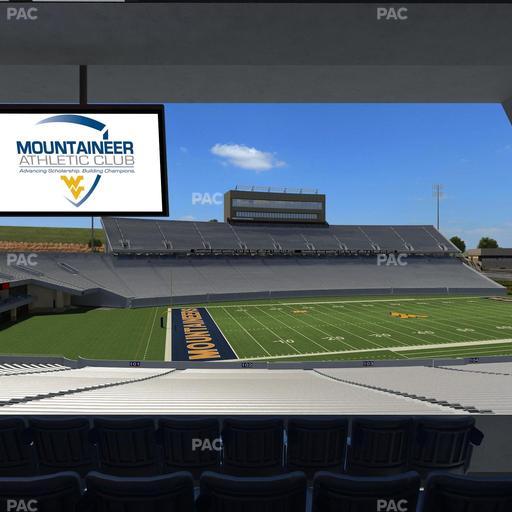 Mountaineer Field at Milan Puskar Stadium - Section Field Box 6 Seat View