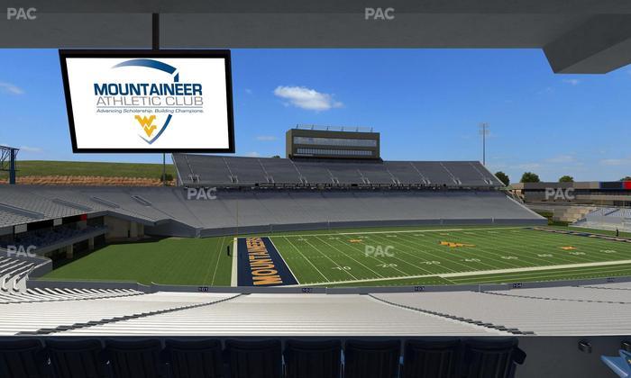 Mountaineer Field at Milan Puskar Stadium - Section Field Box 6 Seat View