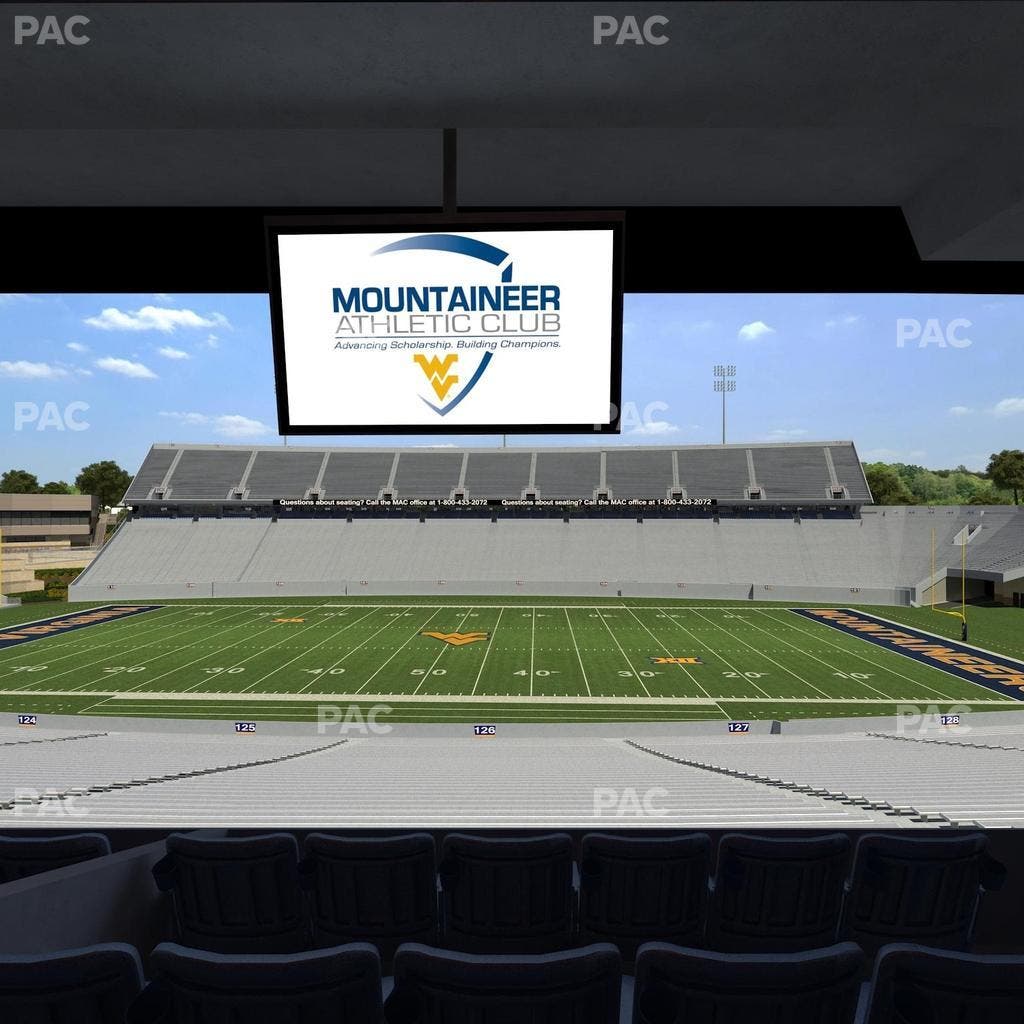 Mountaineer Field at Milan Puskar Stadium - Section Field Box 60 Seat View