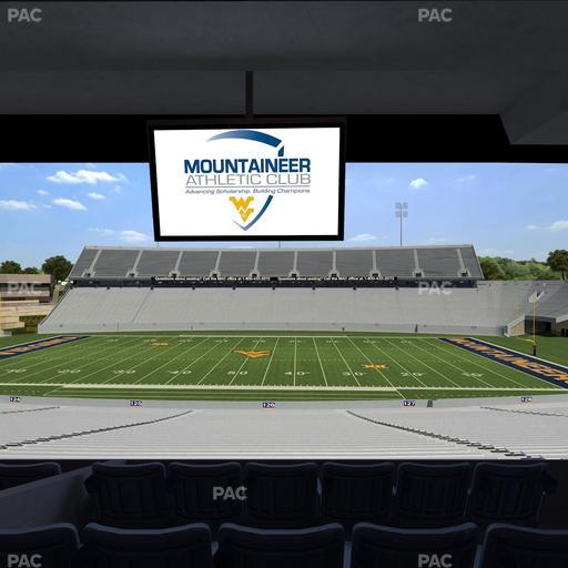 Mountaineer Field at Milan Puskar Stadium - Section Field Box 60 Seat View