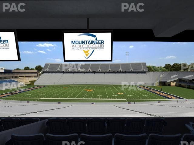 Mountaineer Field at Milan Puskar Stadium - Section Field Box 60 Seat View