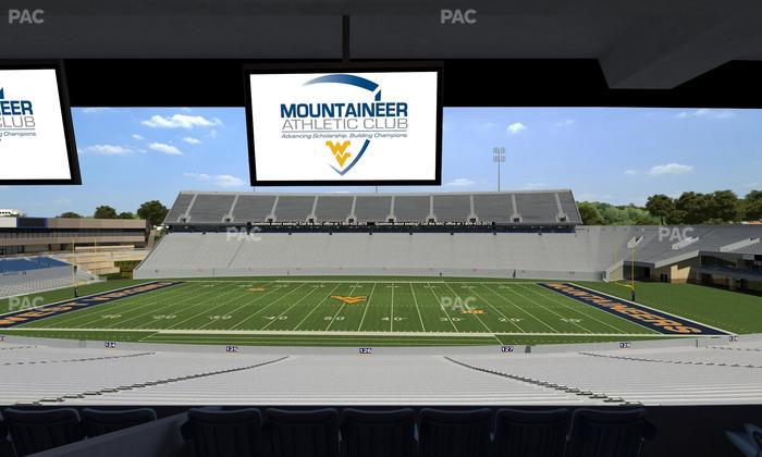 Mountaineer Field at Milan Puskar Stadium - Section Field Box 60 Seat View