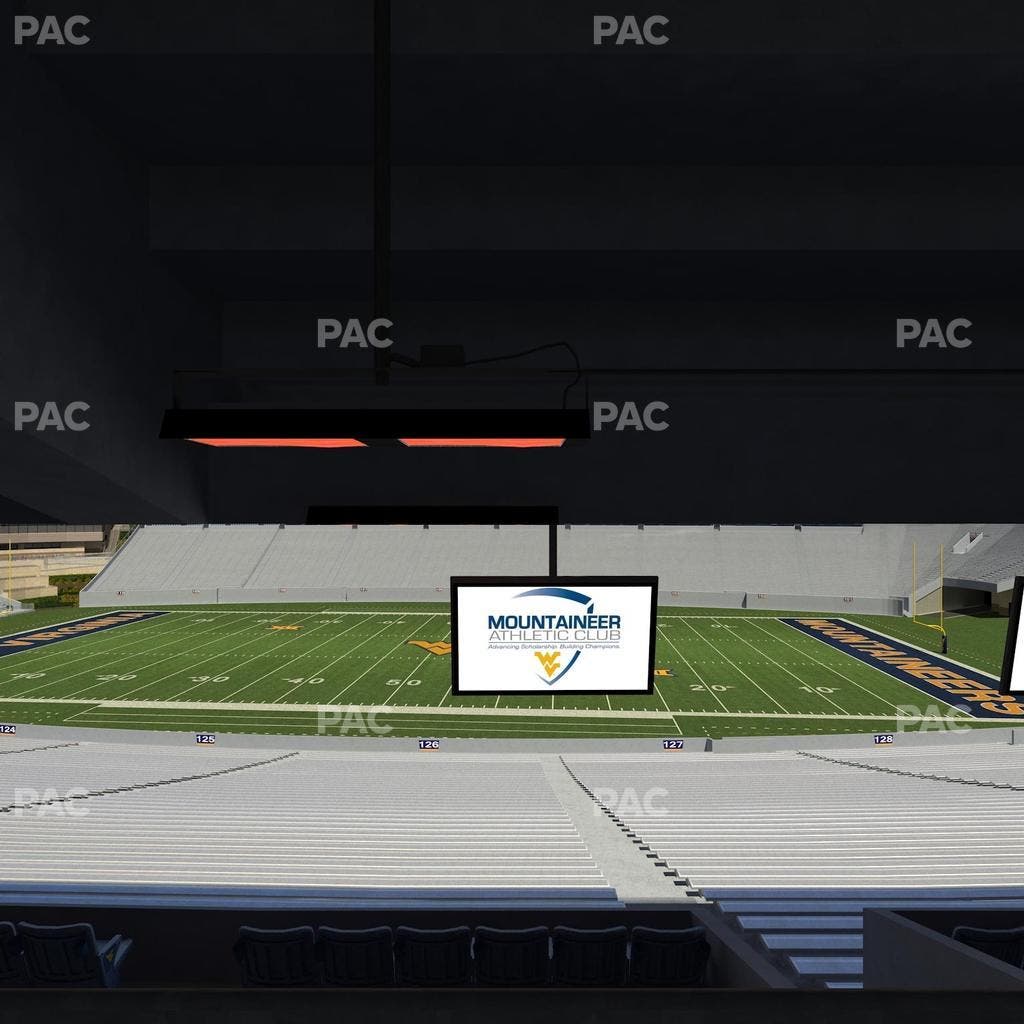 Mountaineer Field at Milan Puskar Stadium - Section Field Box 61 Seat View